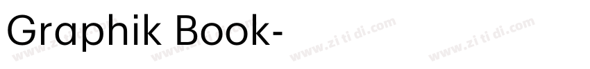 Graphik Book字体转换
